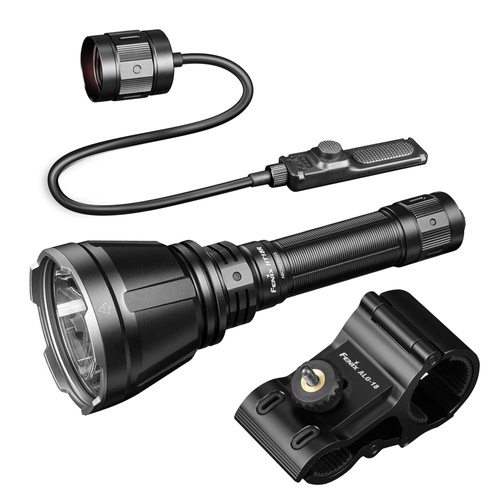 Fenix - HT18R LED Flashlight with 5000 mAh Battery - Kit - 2800 lm - Black - HT18R+ALG-18+AER-05