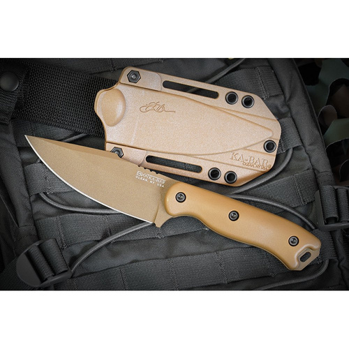 Ka-Bar - Becker Harpoon Survival Fixed Knife - Coyote Tan - BK18