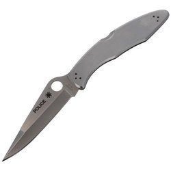 Spyderco - Police Model™ Stainless PlainEdge Knife - C07P