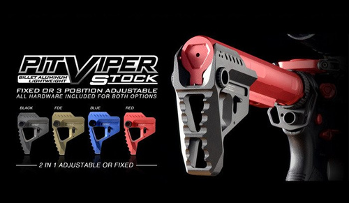 Strike Industries - Pit Stock - Black - SI-STRIKE-PIT-BK