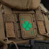 M-Tac - Lucky Card Patch - Cordura 500D - Clover - Coyote - 51391005