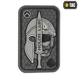 M-Tac - Morale Patch - Molon Labe Ace 3D PVC - Grey - 51127011.