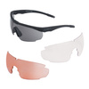 SwissEye - Ballistic Glasses Blackhawk With Visor Set - Black Frame - 40421