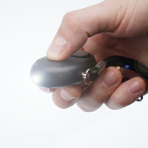 Guard - Scorpion Personal Alarm With LED Flashlight - 120 dB - Black - YC-003-BL