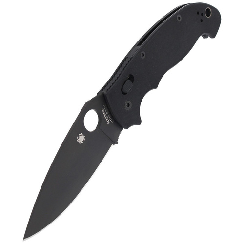 Spyderco - Manix™ 2 XL G-10 Black / Black Blade Knife - C95GPBBK2
