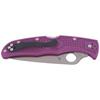 Spyderco - Endura® 4 FRN Flat Ground Purple Knife - C10FPPR