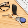 Nite Ize - Keyring with Lanyard O-Series Keychain - Steel - Silver/Black - OSK-01-R3