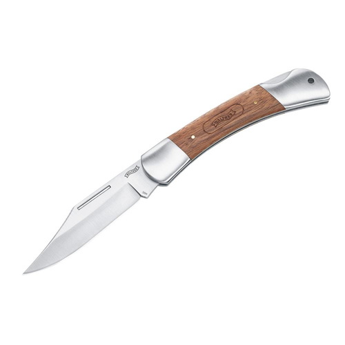 Umarex - Walther Classic Clip 1 Folding Knife - Brown/Silver - 125-301.