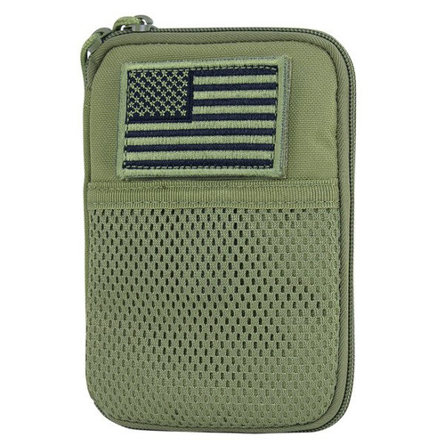 Condor - Pocket Pouch with US Flag Patch - Olive Drab - MA16-001