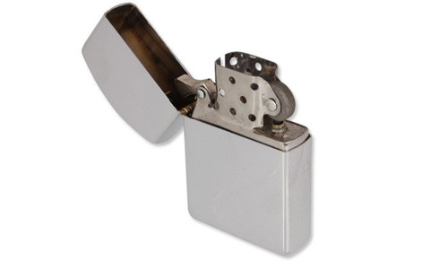 MFH - Windproof Lighter - Chrome Polished - 24073Q