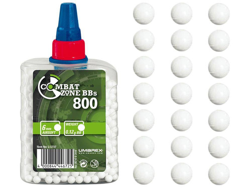 Umarex - Airsoft BB Combat Zone - 0,12 g - 800 pcs - White - 2.5737