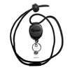 KEY-BAK - Sidekick® Retractable Key Chain & Badge Breakaway Lanyard with Twist-Free Clear Vinyl I.D. Strap - 0KB1-0A44