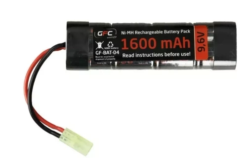 GFC Energy - Battery for ASG NiMH 9.6V 1600mAh - Tamiya Mini - GFE-06-003046