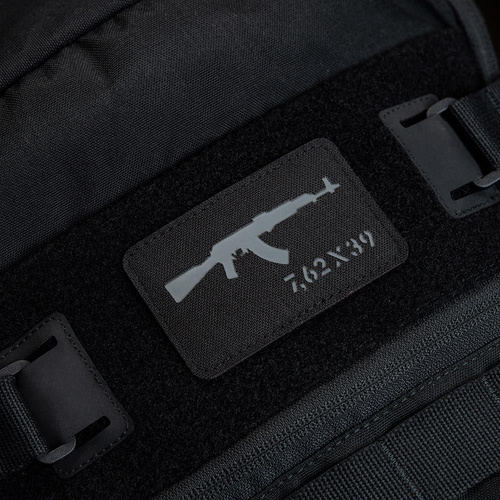 M-Tac - AKM 7.62x39 Laser Cut Patch - Black/Gray - 51110211