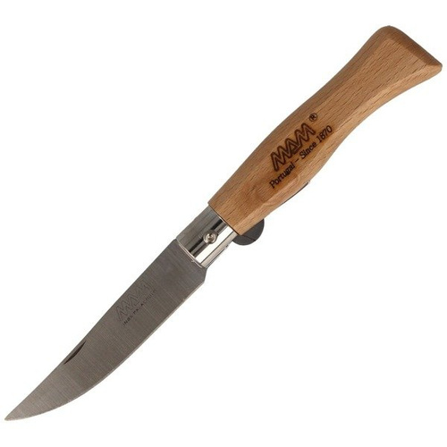 MAM - Douro Pocket Knife with Blade Lock- Light Beech Wood 75mm - 2006-LW