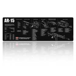TekMat - Gun Cleaning Mat - AR-15 - 30x91cm - Black - TEK-R36-AR15