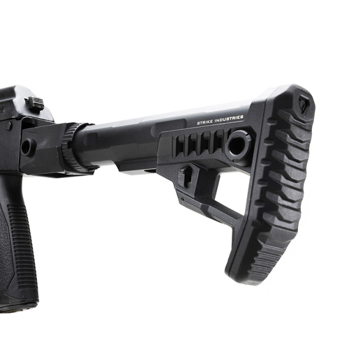 Strike Industries - Strike Polymer Pit Stock Lightweight Minimalist Buttstock - Black - SI-STRIKE-POLY-PIT-BK