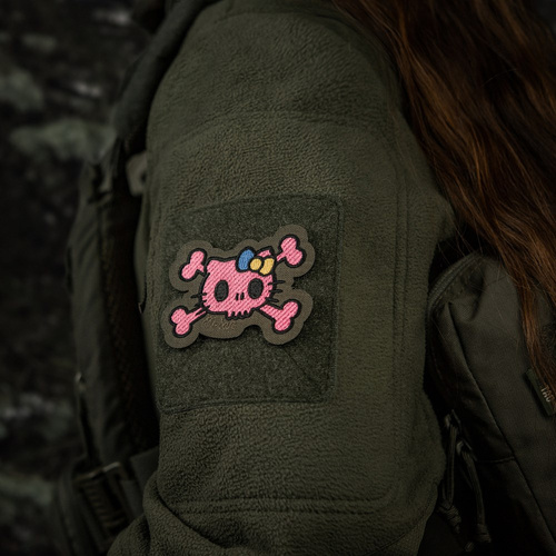 M-Tac - Kitty Pink Patch - Embroidery - Yellow and Blue Bow - Ranger Green - 51393023