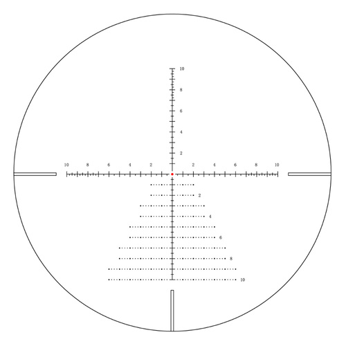 Vector Optics - Rifle Scope Veyron 3-12x44IR Compact Scope - SFP - MPR-V10 - Black - SCOM-40