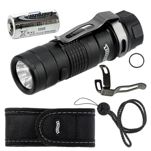 Walther - LED Flashlight EFC1 - 400 lm - Black - 3.7139