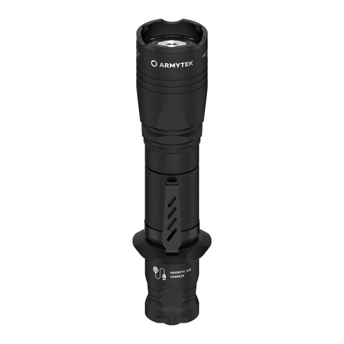 Armytek - Dobermann Pro Tactical Flashlight Magnet USB - White - 1500 lumens - F07501C