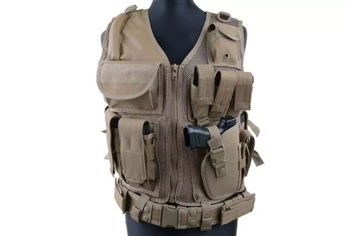 GFC Tactical - Tactical Vest KAM-39 - Brown - GFT-18-001855