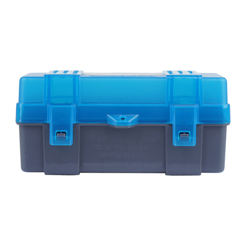 Plano - Carbine Ammunition Box - .22 caliber - Cap. 50 rds. - Polymer - Blue - 122850