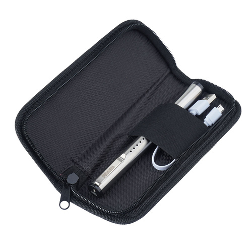 Piranha - Pen Shock USB Stun Gun - 2 400 000 V - Silver - PESH