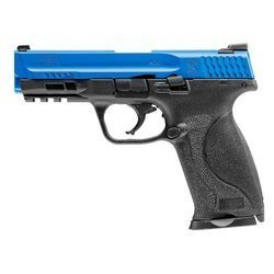 Umarex - Smith&Wesson M&P9 M2.0 T4E LE RAM Rubber Bullet Pistol cal. .43 - Black / Blue - 2.4749