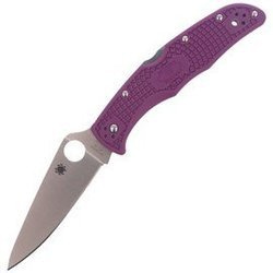Spyderco - Endura® 4 FRN Flat Ground Purple Knife - C10FPPR