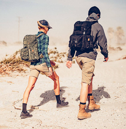 Helikon - Women's Outdoor Tactical Pants OTP - 8.5" - Black / Shadow Grey - SW-OTS-VL-3501A