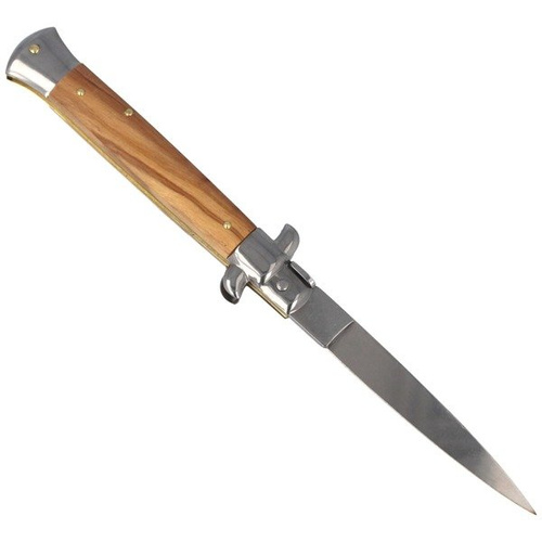 Frank Beltrame - Stiletto Switchblade Knife Bayonet - Dark Olive Wood - 23cm - FB 23/94