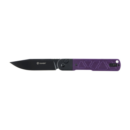Ganzo - Knife Folding EDC G767PT-PL - 9CR14 - Black / Purple - G767PT-PL