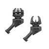 FAB Defense - Flip Up Sights Set FRBS Offset - Left Side - FX-FRBSOSLHB