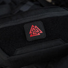 M-Tac - Laser Cut Valknut Square Patch - Red / Black - 51162233
