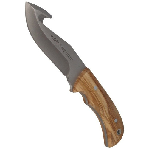 Muela - Skinner Olive Wood Knife 115mm - BISONTE-11.OL