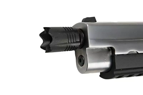 WE - ASG Pistol Replica P-Virus - Green Gas - Black/Silver - WET-02-006748