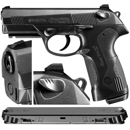 Umarex - Air Gun CO2 Beretta Px4 Storm - 4.5 mm - Black - 5.8078