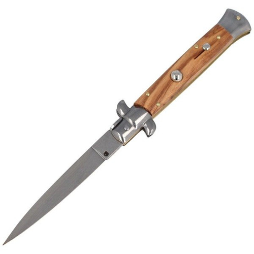 Frank Beltrame - Stiletto Switchblade Knife Bayonet - Dark Olive Wood - 23cm - FB 23/94