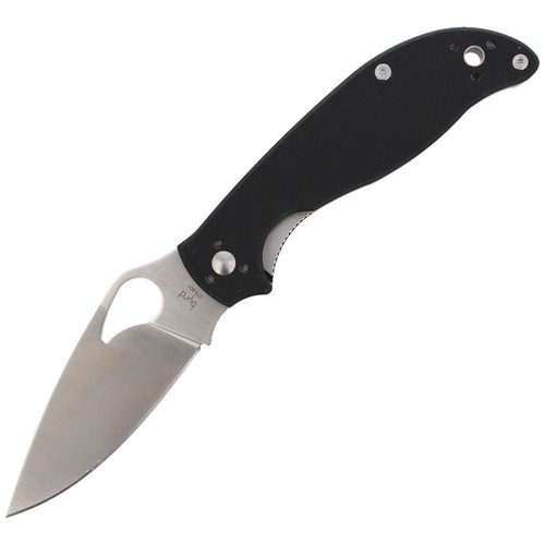 Spyderco - Byrd Raven™ 2 G-10 Black Plain Folding Knife - BY08GP2
