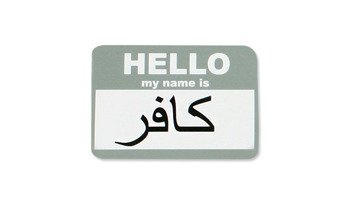 Combat-ID - Sticker - HELLO my name is Infidel - Foliage Green