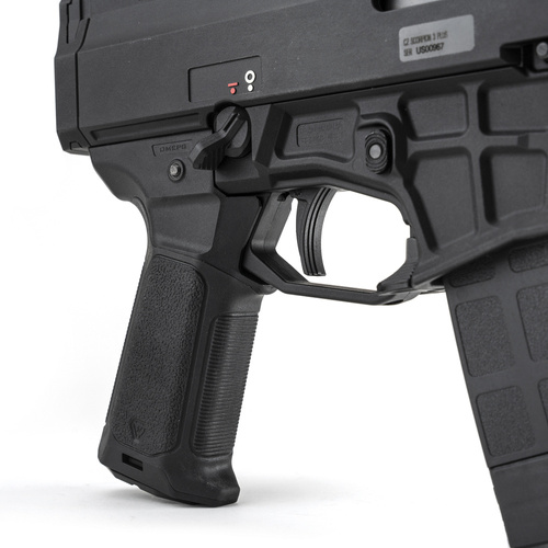 Strike Industries - Overmolded Enhanced Pistol Grip for CZ Scorpion - Black - SI-CEVO-OMEPG-BK