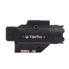 VipeRay - Tactical Flashlight with Laser for Pistols Doublecross Compact - Combo - Black - SCRL-05