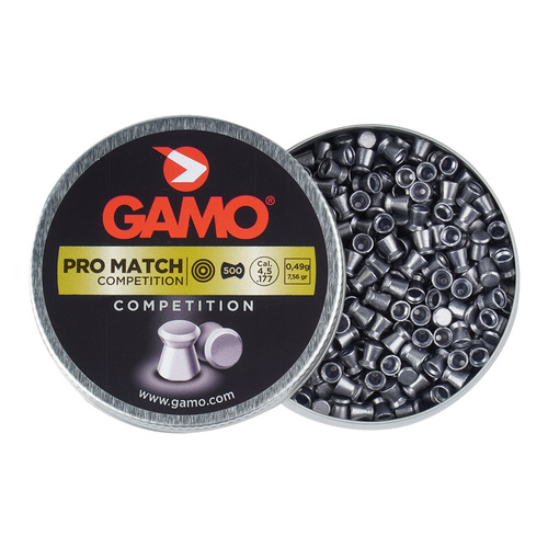 Gamo - Diabolo Pellets Competition Pro Match - Caliber 4.5 mm - 500 pieces - 6321834