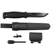Morakniv - Garberg BlackBlade Survival Knife with Kit - Black - 13915