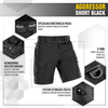 M-Tac - Aggressor Tactical Shorts - Polycotton - Rip-Stop - Black - 20018002