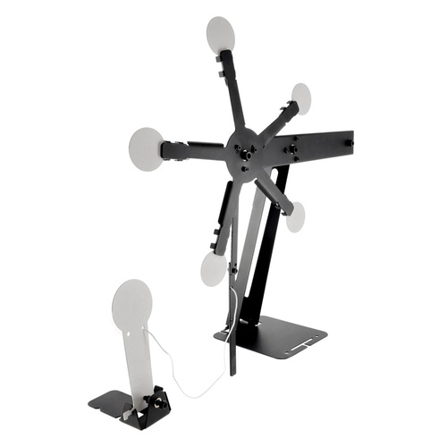 RazorGun - Wind Target Texas Star with Popper - Metal - Black - B-1055YK