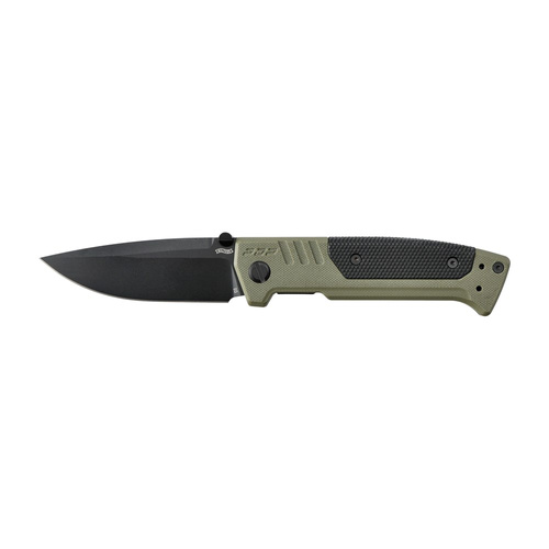 Walther - PDP Spearpoint Folding Knife - D2 - Black/Green - 5.0889