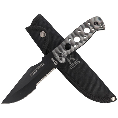 K-25 - Carbon Fiber Titanium Tactical Fixed Knife - 31824