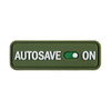 M-Tac - Morale Patch Autosave PVC - 3D - Olive - 51116701